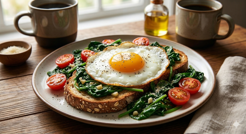 卵 認知症予防 効果を高める、ほうれん草とトマトとの食べ合わせ