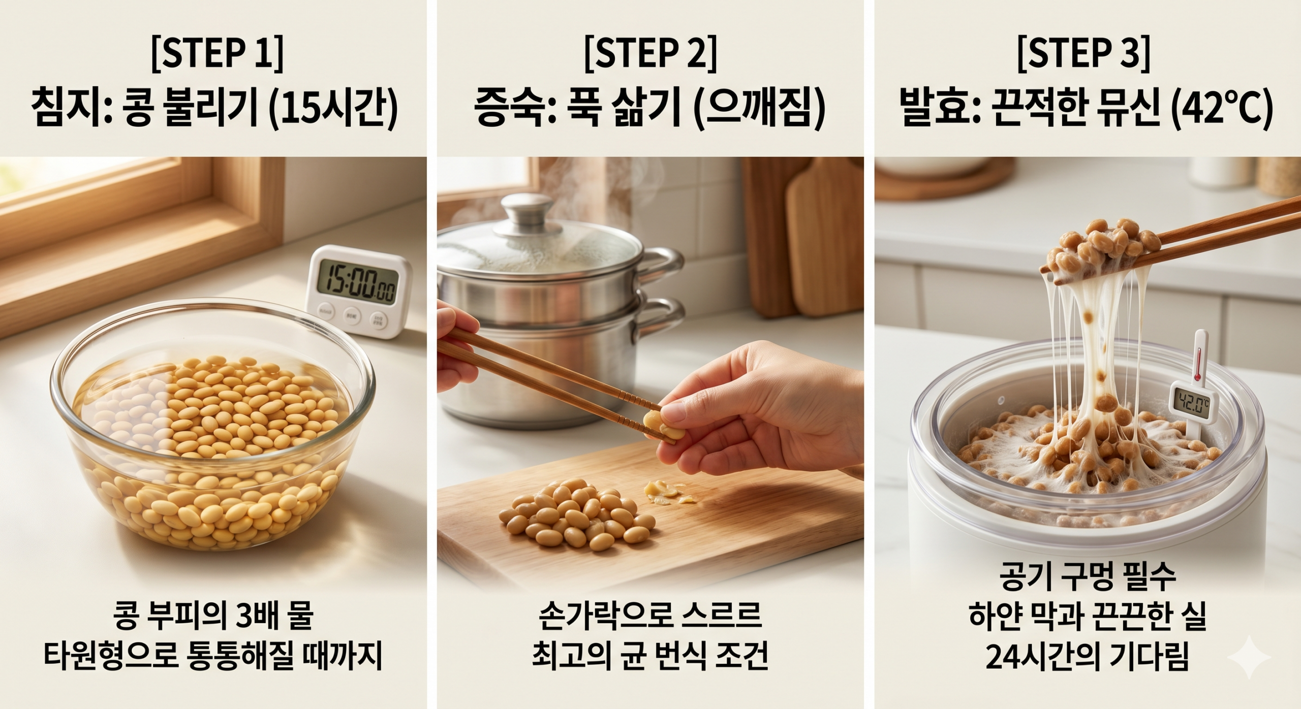 수제 낫또 만들기 레시피