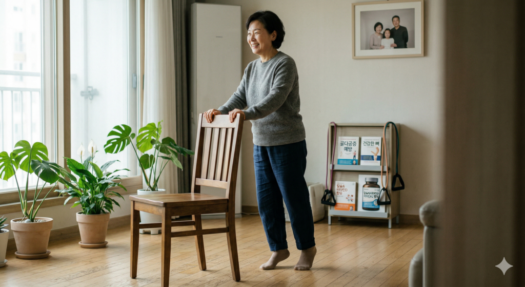 골다공증 예방 습관 까치발 운동 비타민K2 칼슘 흡수