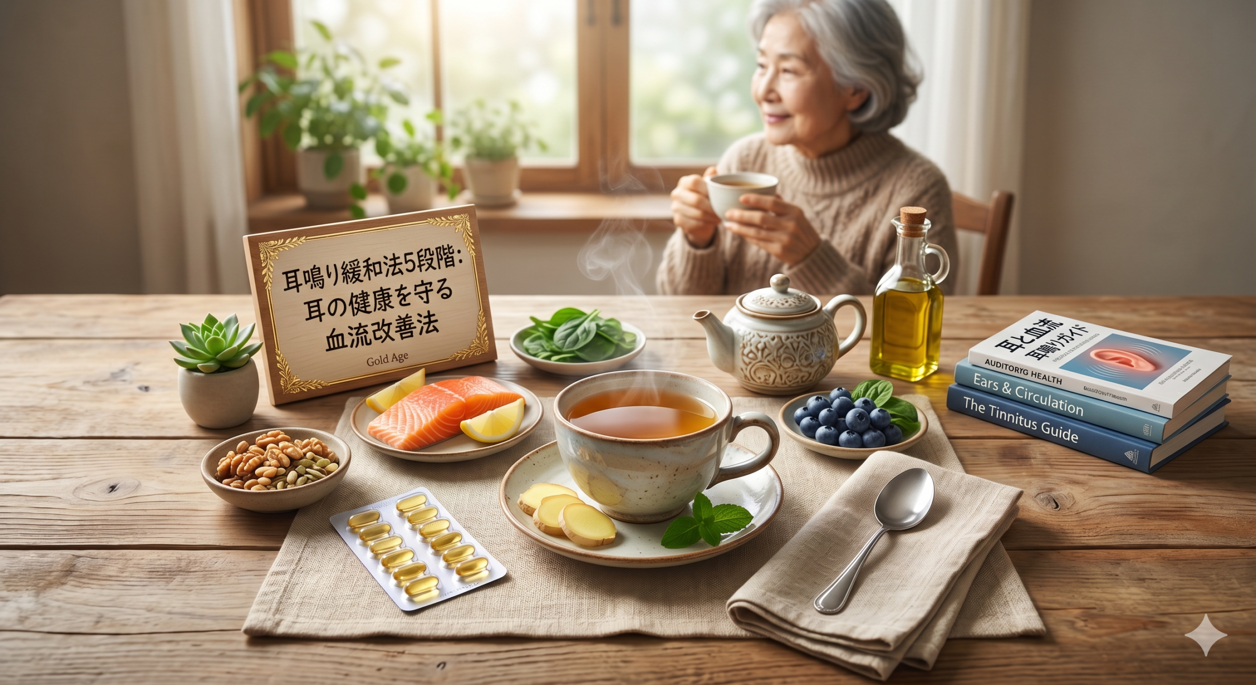 耳鳴り 緩和法5段階：耳の健康を守る血流改善法
