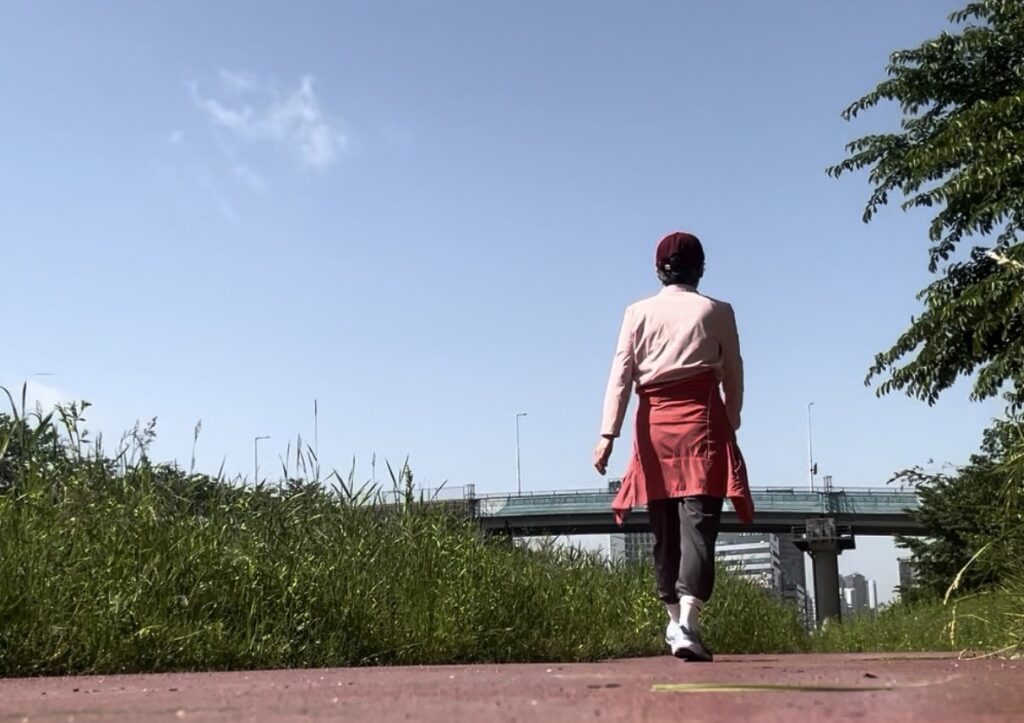 15분간 산책