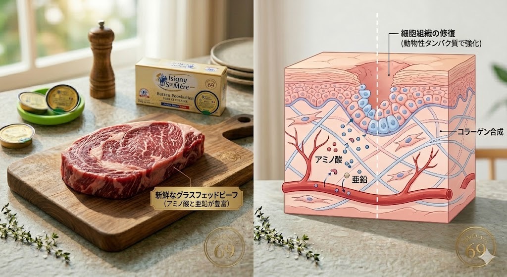 肉食の反転 Skin Healing Results