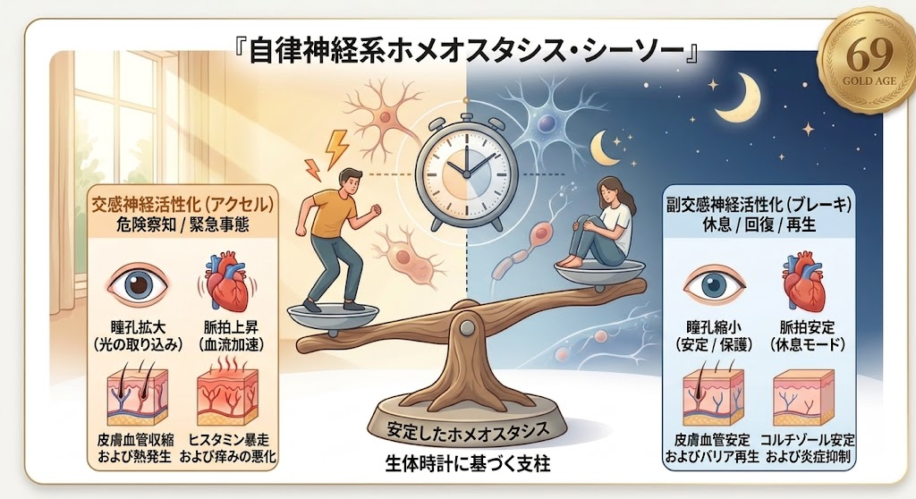 自律神経セルフチェック方法